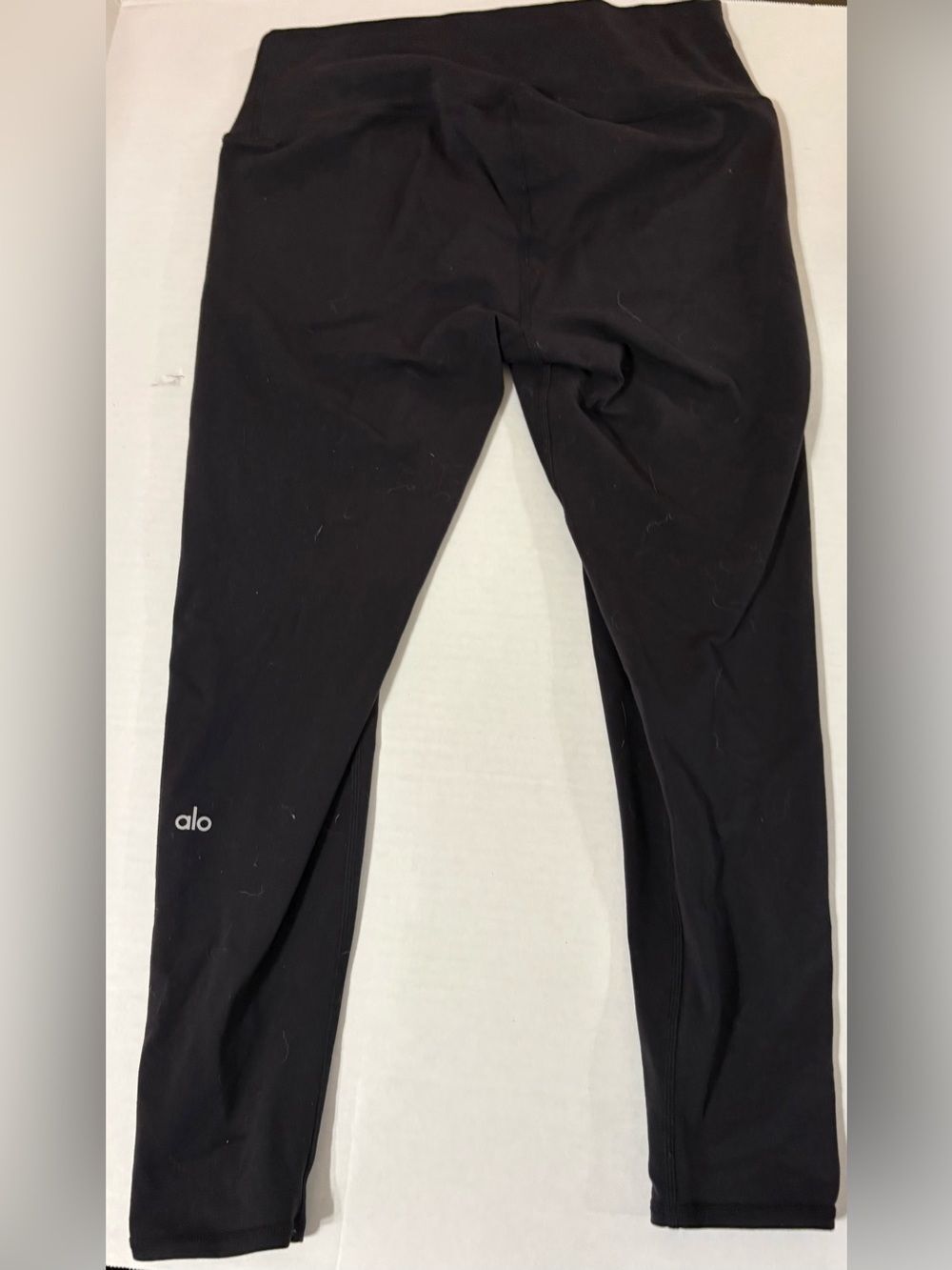Women's Preloved Alo xl black airbrush leggings black